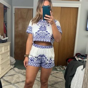 Short and T-shirt Two Piece